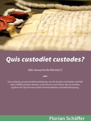 cover image of Quis custodiet custodes?